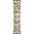 thumbnail image 1 of Avalon Home Silvana Distressed Border Area Rug, 2' X 8' Runner, Charcoal/ Ivory, 1 of 9