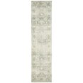 thumbnail image 1 of Avalon Home Silvana Distressed Traditional Area Rug, 2' X 8' Runner, Silver/ Ivory, 1 of 1