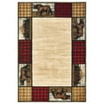 thumbnail image 1 of Avalon Home Wynter Bear Lodge Area Rug or Runner, Multiple Sizes, 1 of 1