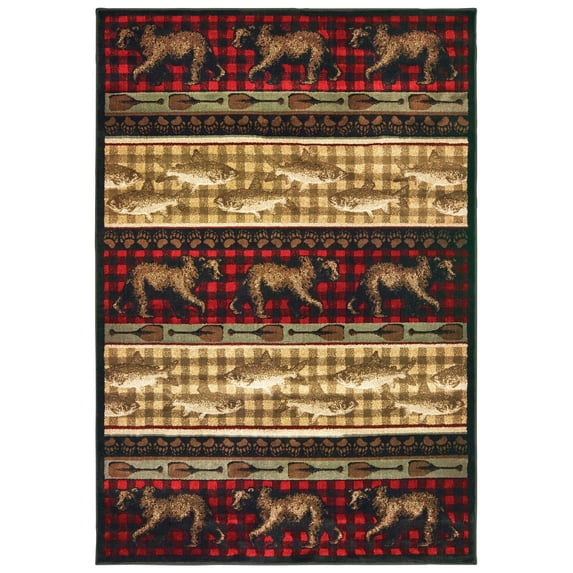 Avalon Home Wynter Forest Parade Area Rug or Runner, Multiple Sizes