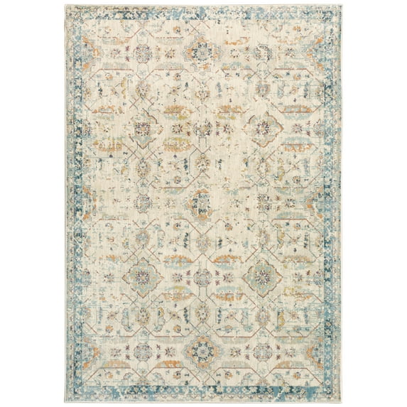 Avalon Home Xola Tribal Casual Area Rug, Blue