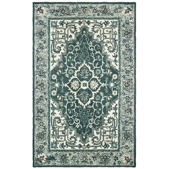 Avalon Home Zenon Traditional Medallion Area Rug