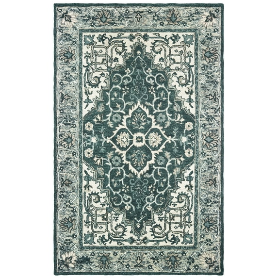 Avalon Home Zenon Traditional Medallion Area Rug
