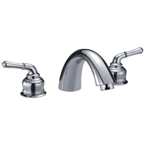 Avalon Kitchen and Bathroom Roman Tub Filler 8"-16" Lever Handle Chrome Finished
