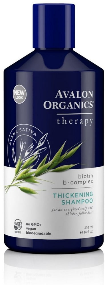 Avalon Organics Biotin-B Complex Thickening Shampoo 14 oz (Pack of 6)