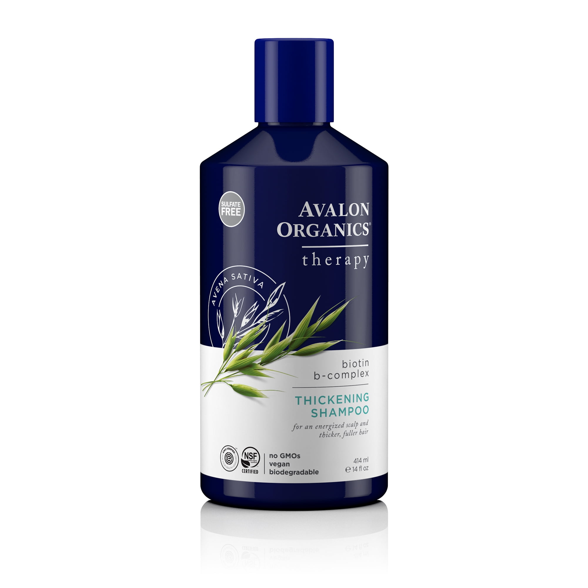 faglært Parcel filosofi Avalon Organics Biotin B-Complex Thickening Shampoo, 14 oz. - Walmart.com