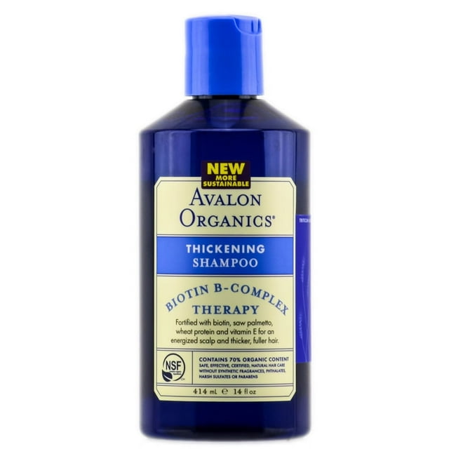 Avalon Organics Biotin B-Complex Thickening Shampoo, 14 oz.