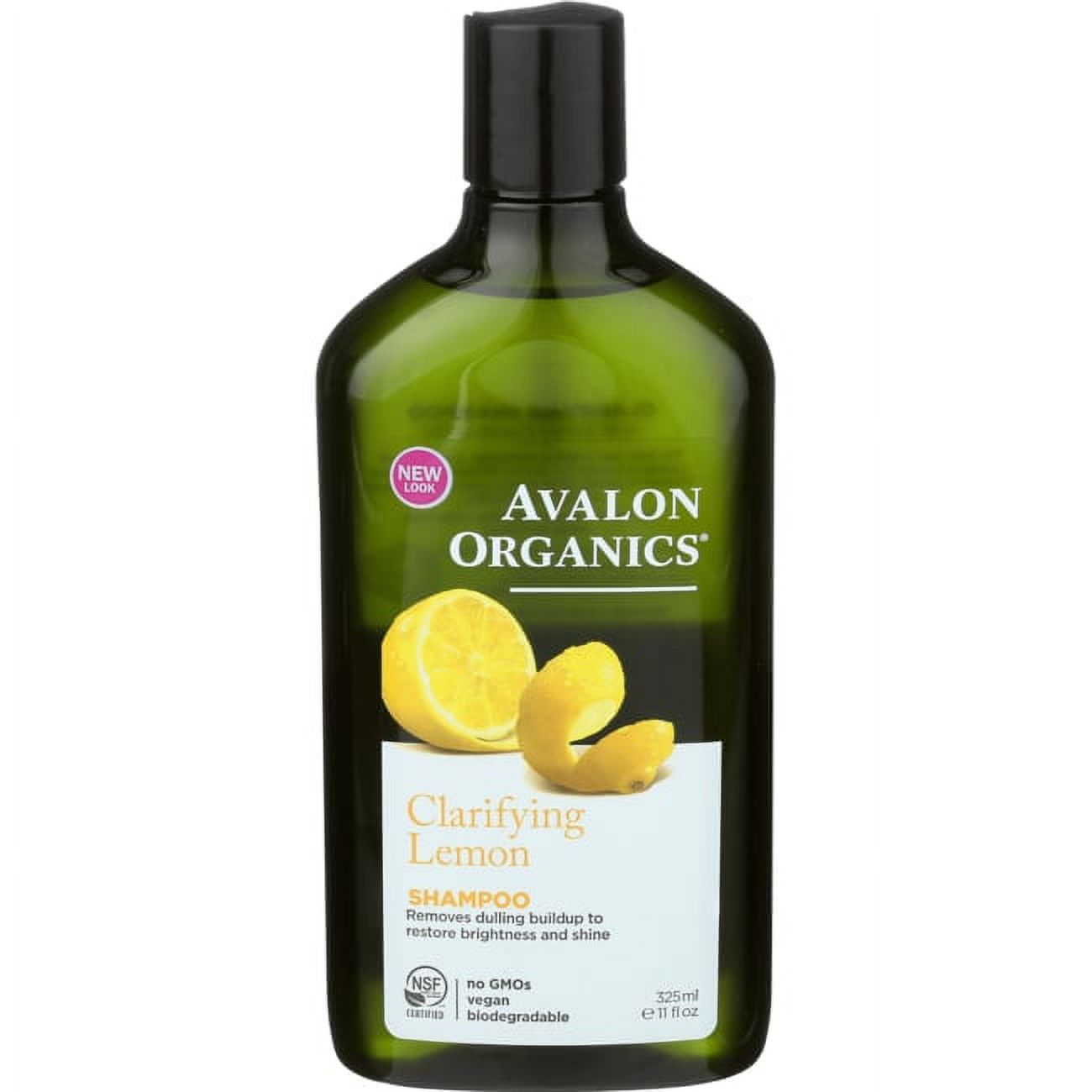 Avalon Organics Clarifying Shampoo, Lemon, 11 oz - image 1 of 2