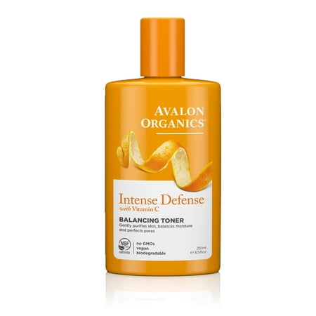 Avalon Organics Intense Defense Balancing Toner, 8.5 oz.