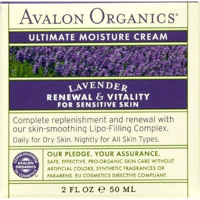 Avalon Organics Lavender Luminosity Ultimate Night Cream Avalon Organics 2 Ounce