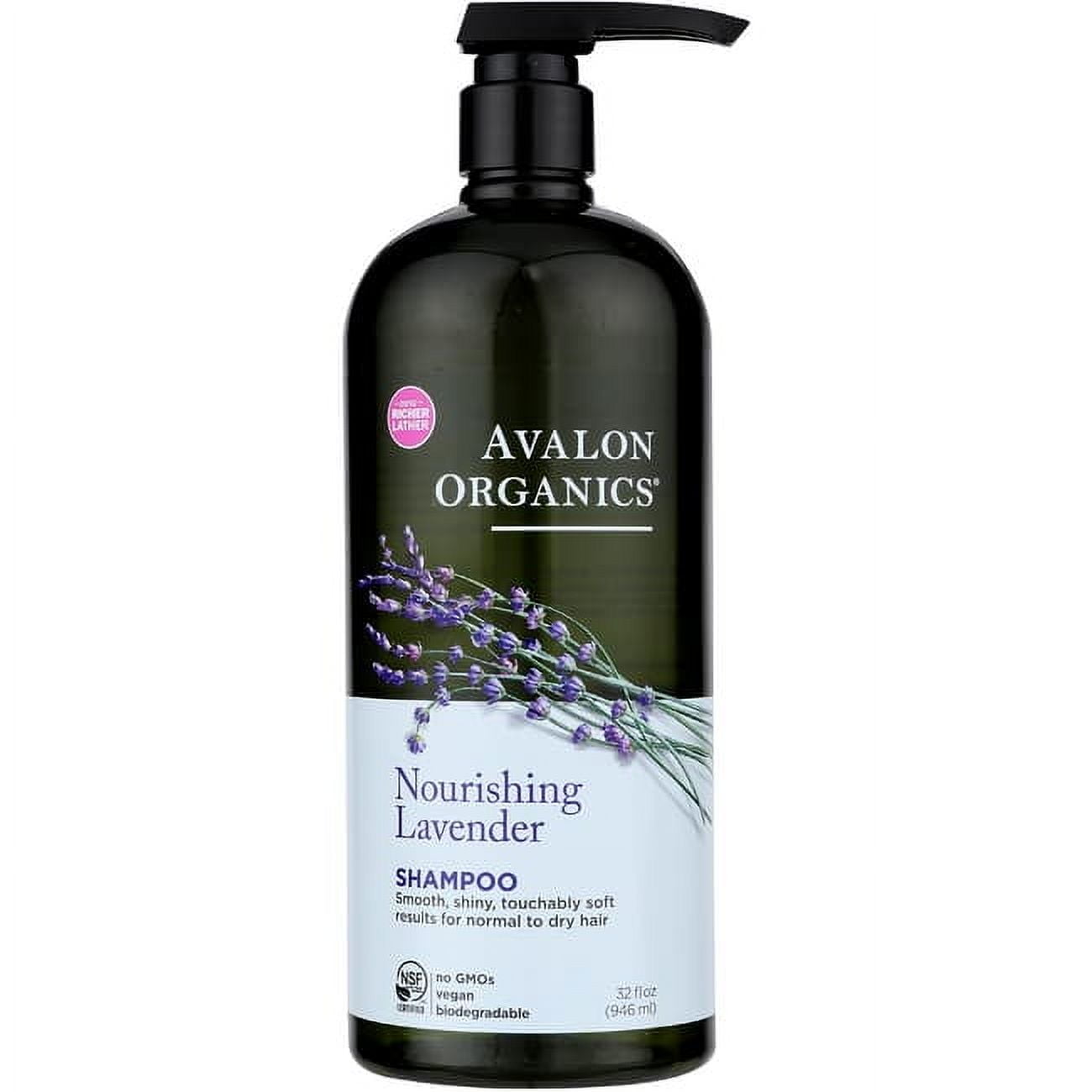 Avalon Organics Nourishing Lavender Shampoo, 32 fl oz