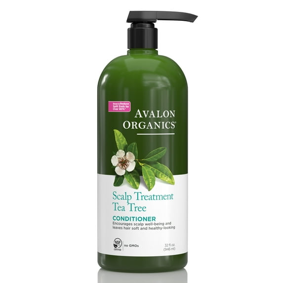 Avalon Organics Scalp Treatment Tea Tree Conditioner, 32 fl oz