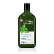Avalon Organics Strengthening Peppermint Shampoo, 11 fl oz