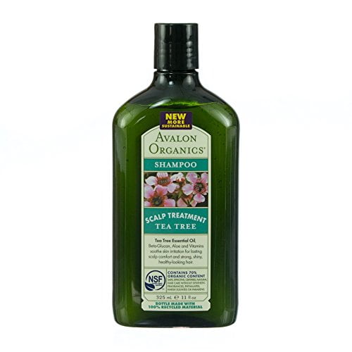 Avalon Organics Tea Tree Scalp Treatment Shampoo 11 Oz