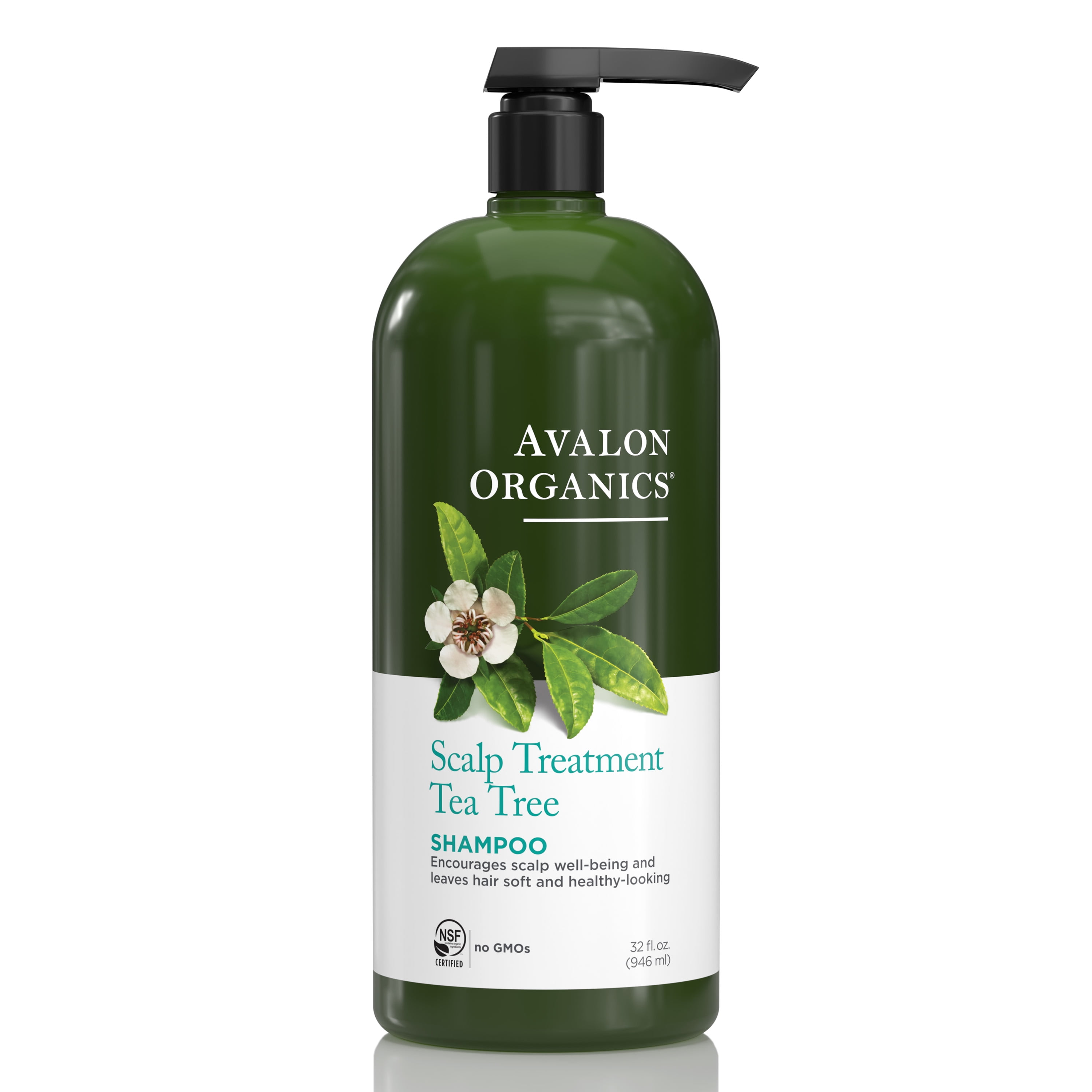 Avalon Organics Tea Tree Scalp Treatment Shampoo, 32 oz Bottle