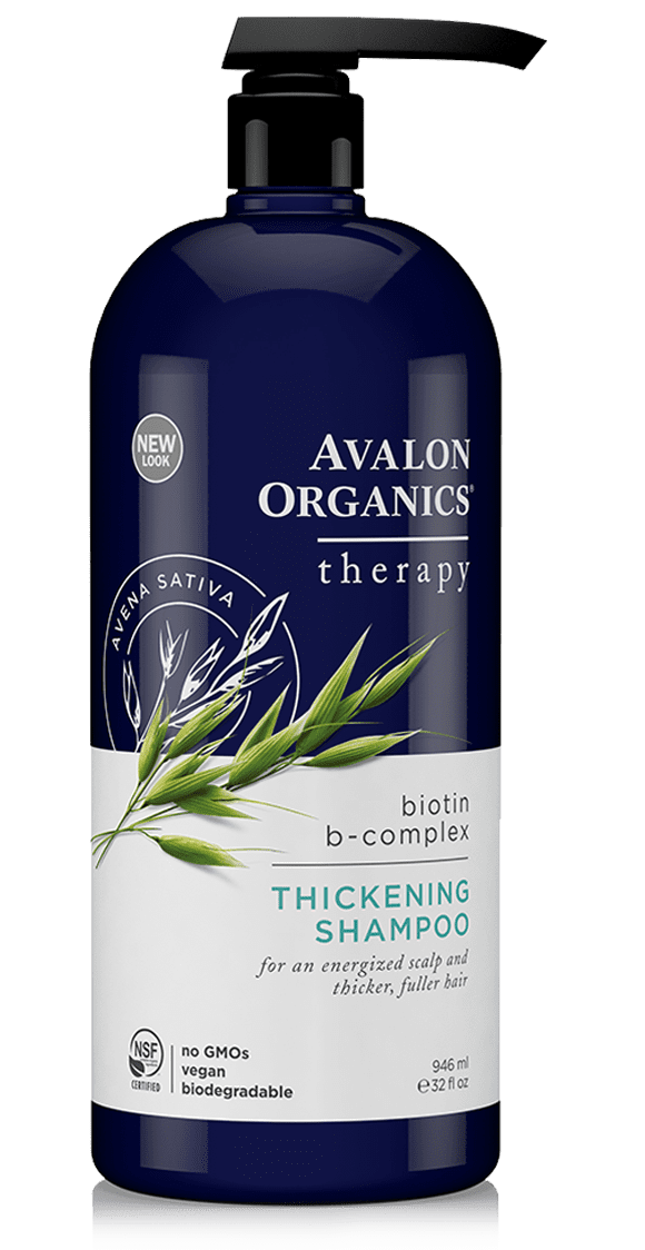 Avalon Organics Thickening Biotin B-Complex Shampoo, 32 Fl Oz