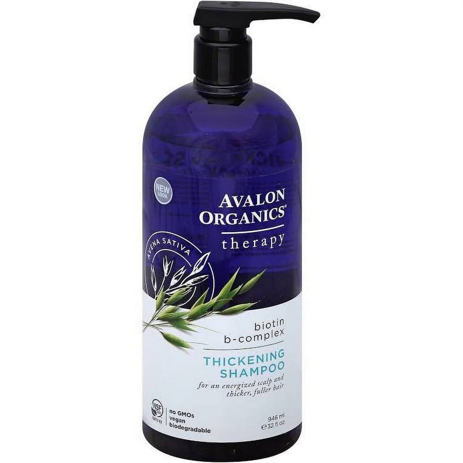 Avalon Organics Thickening Shampoo Biotin B Complex Therapy 32 fl oz