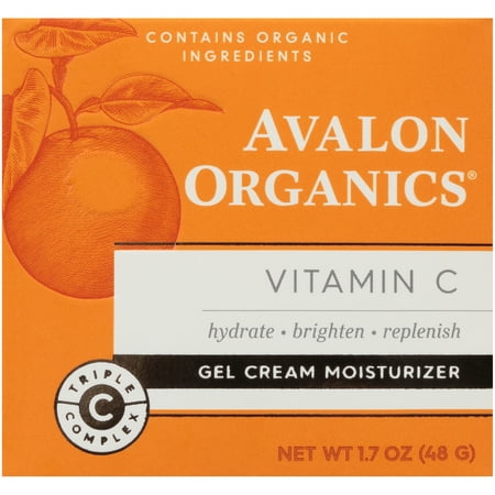 Avalon Organics Vitamin C Gel Cream Moisturizer, 1.7 oz
