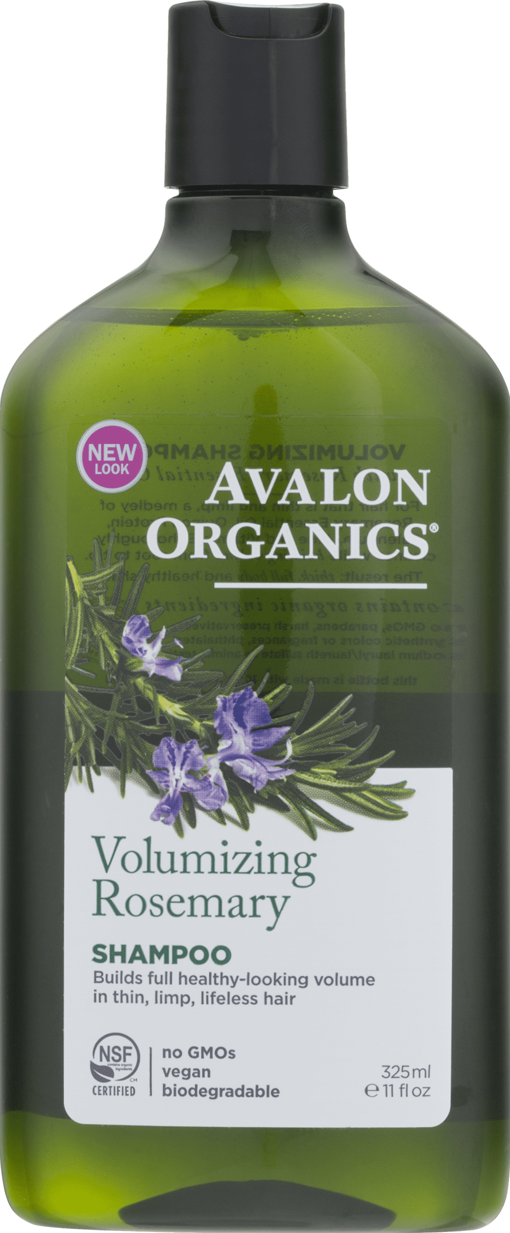 Avalon Organics Volumizing Shampoo, Rosemary, 11 Oz