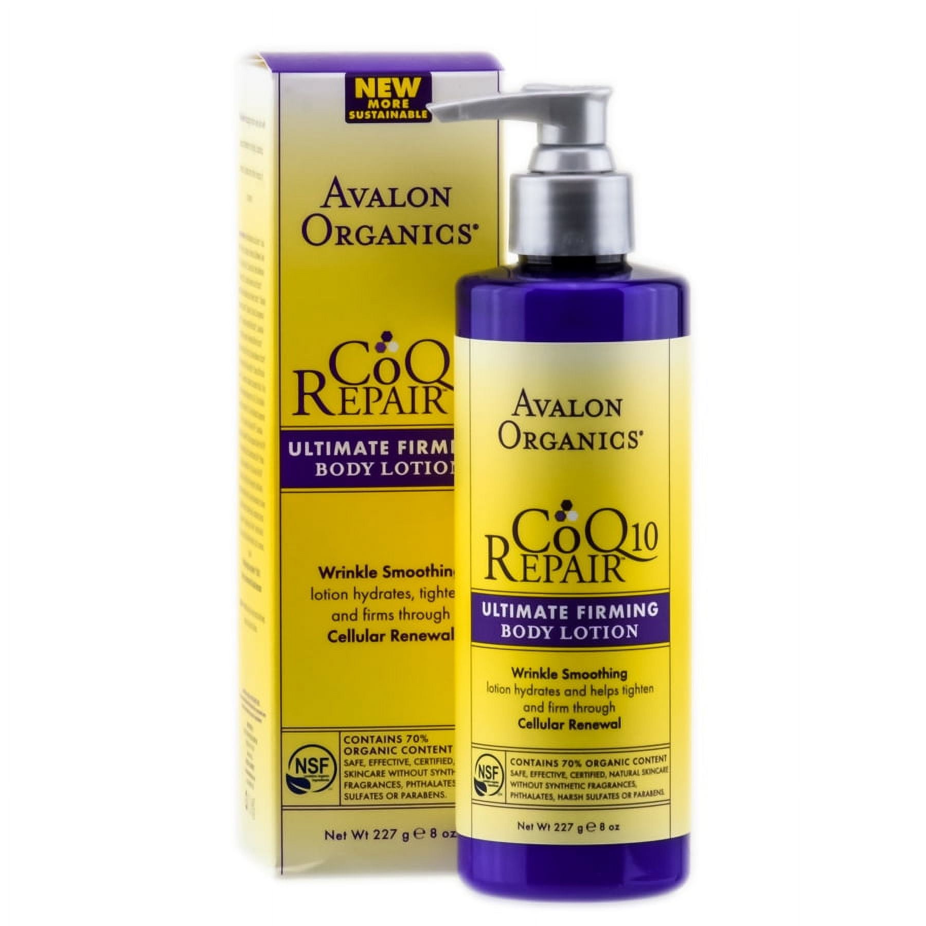 Avalon Organics Ultimate Firming Body Lotion Coenzyme Q10, 8 Fl Oz