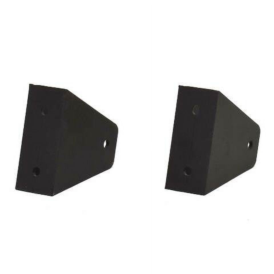 Avalon Pontoon Boat Bimini Brackets 3 Inch Aluminum Black (Pair