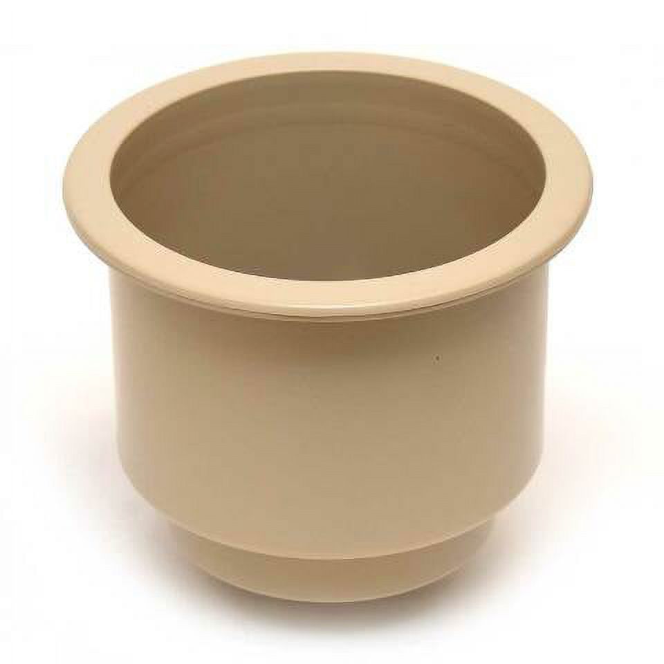 Avalon Pontoon Boat Cup Holder 120011BS With Drain Tan Plastic