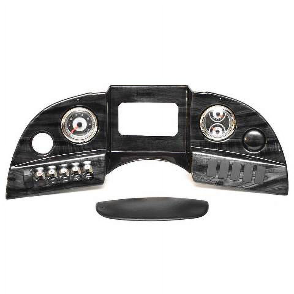 Avalon Pontoon Boat Gauge Panel 125745 Gray Woodgrain