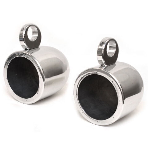 Avalon Pontoon Boat Speaker Cans 127242 | 5 5/8 Inch Aluminum (Pair)