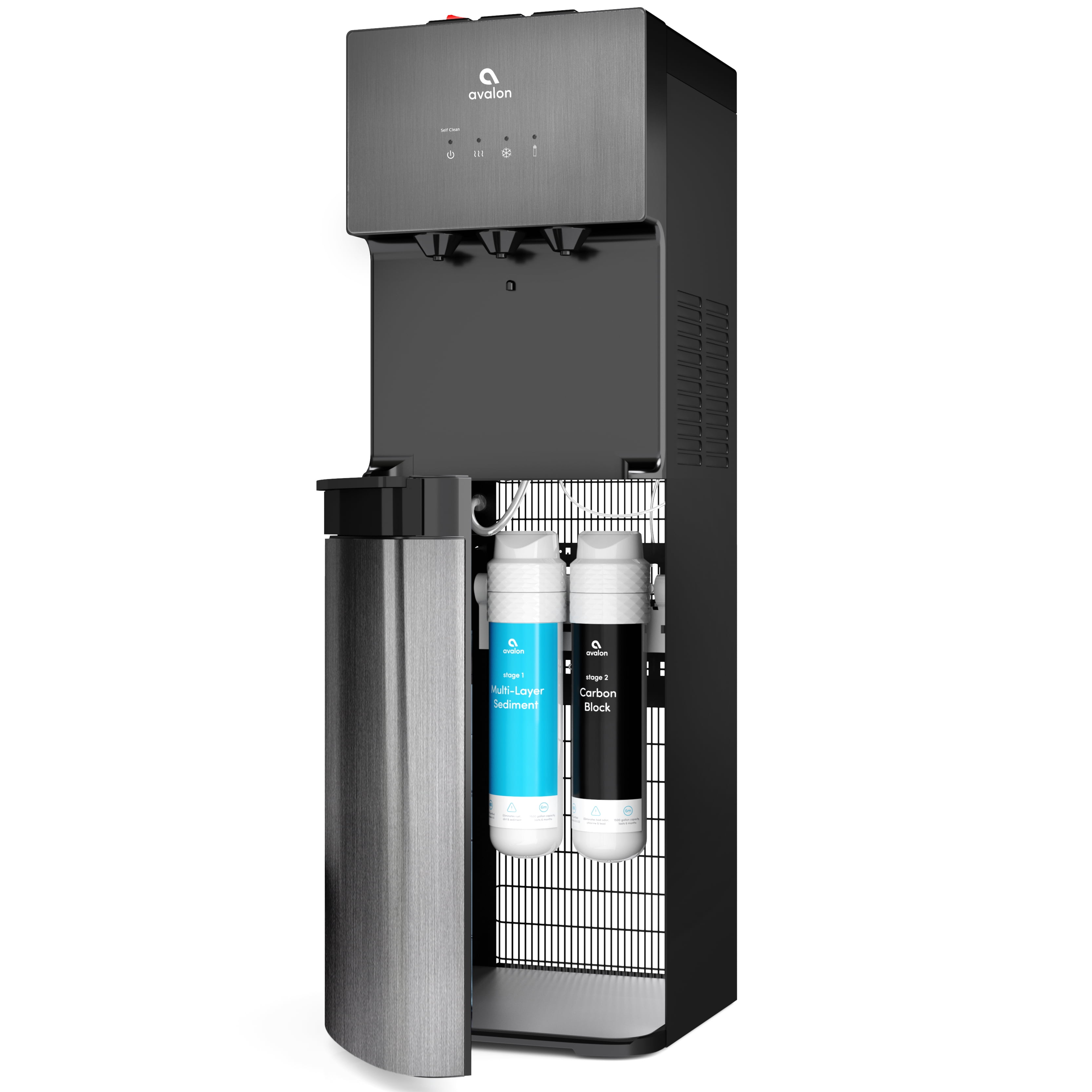 Avalon Electric Bottleless Self Cleaning Water Cooler Water Dispenser Black