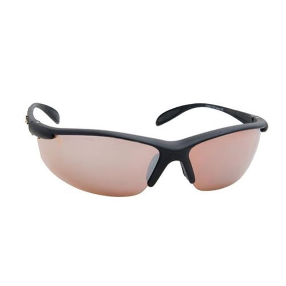 Avalon Semi-Rimless Sunglasses - Matte Black - Protective & Stylish