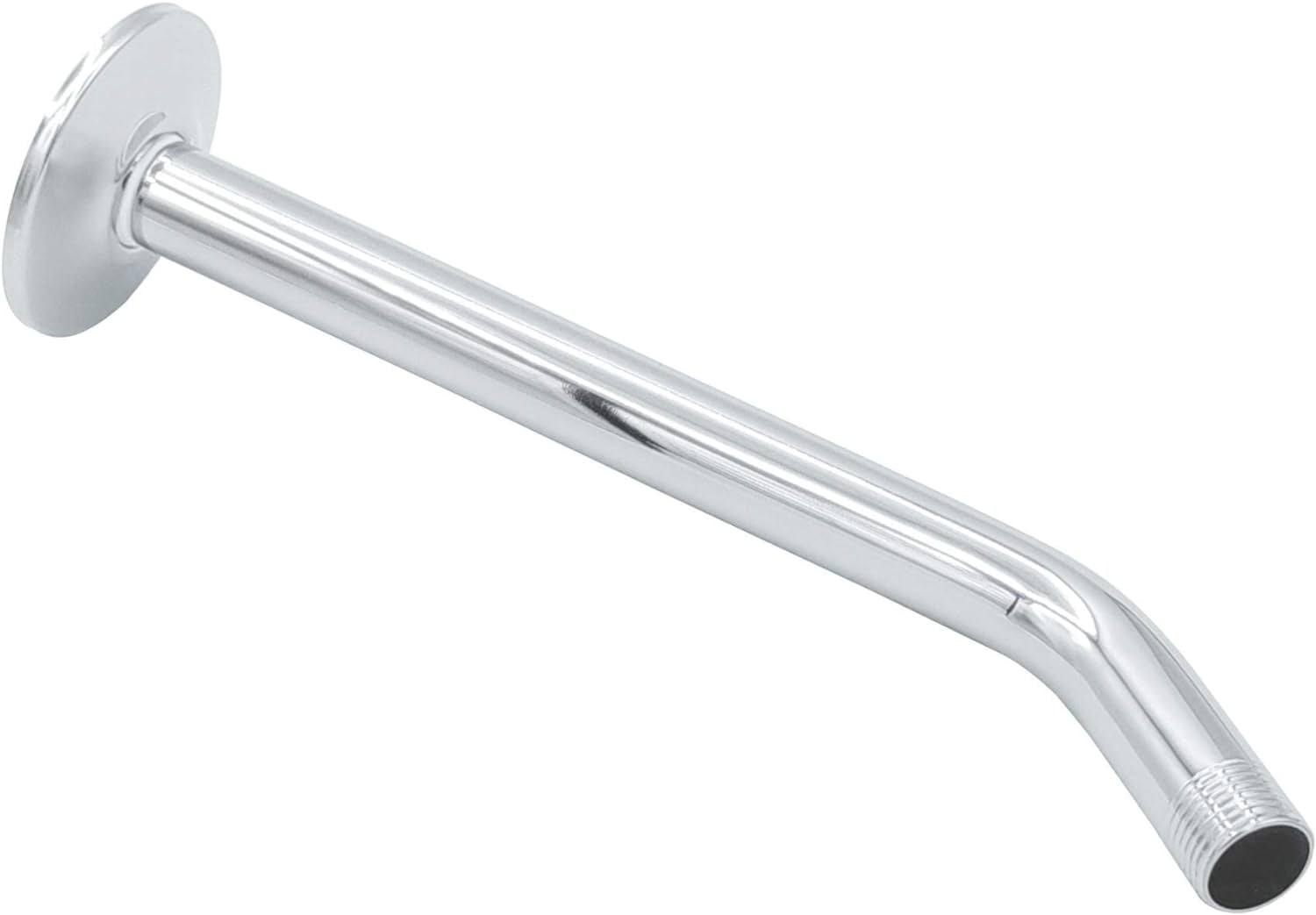 10 Inch Polished Chrome Stainless Steel Shower Arm with Flange