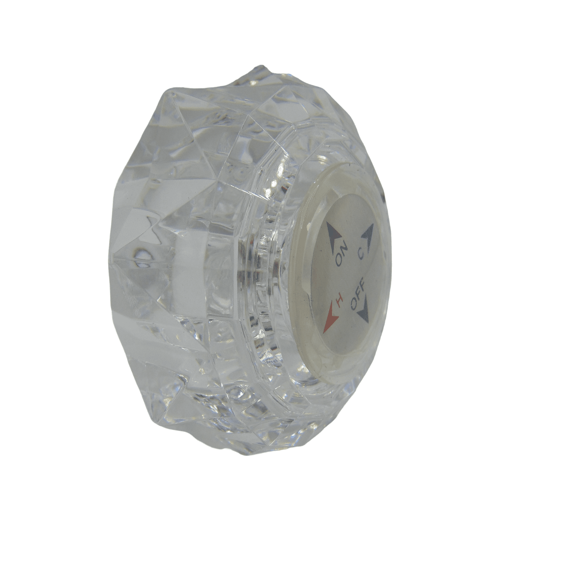 Avalon Clear Acrylic Single Knob Handle Faucet Replacement Kit