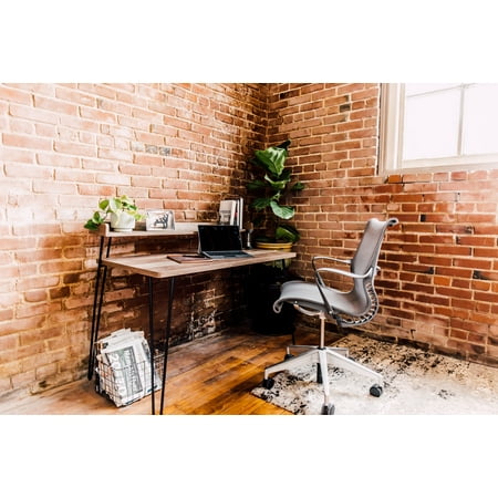 OneSpace - Avalon Simple Computer Desk - Classic Oak