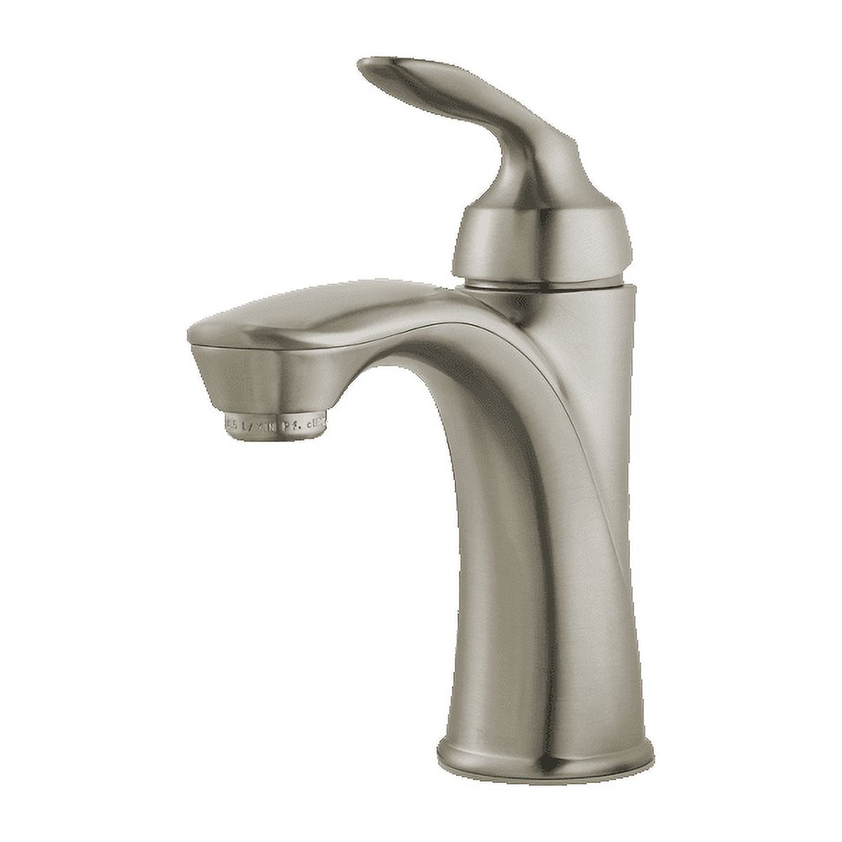 Brushed Nickel Single Handle High Arc Bathroom Faucet