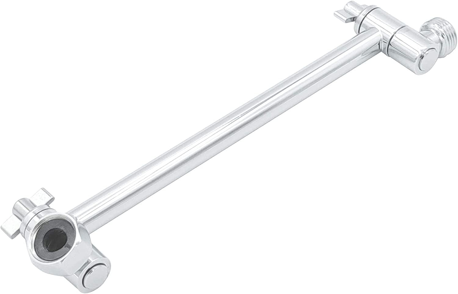 Adjustable Chrome Ceiling Shower Arm with Lock Joints