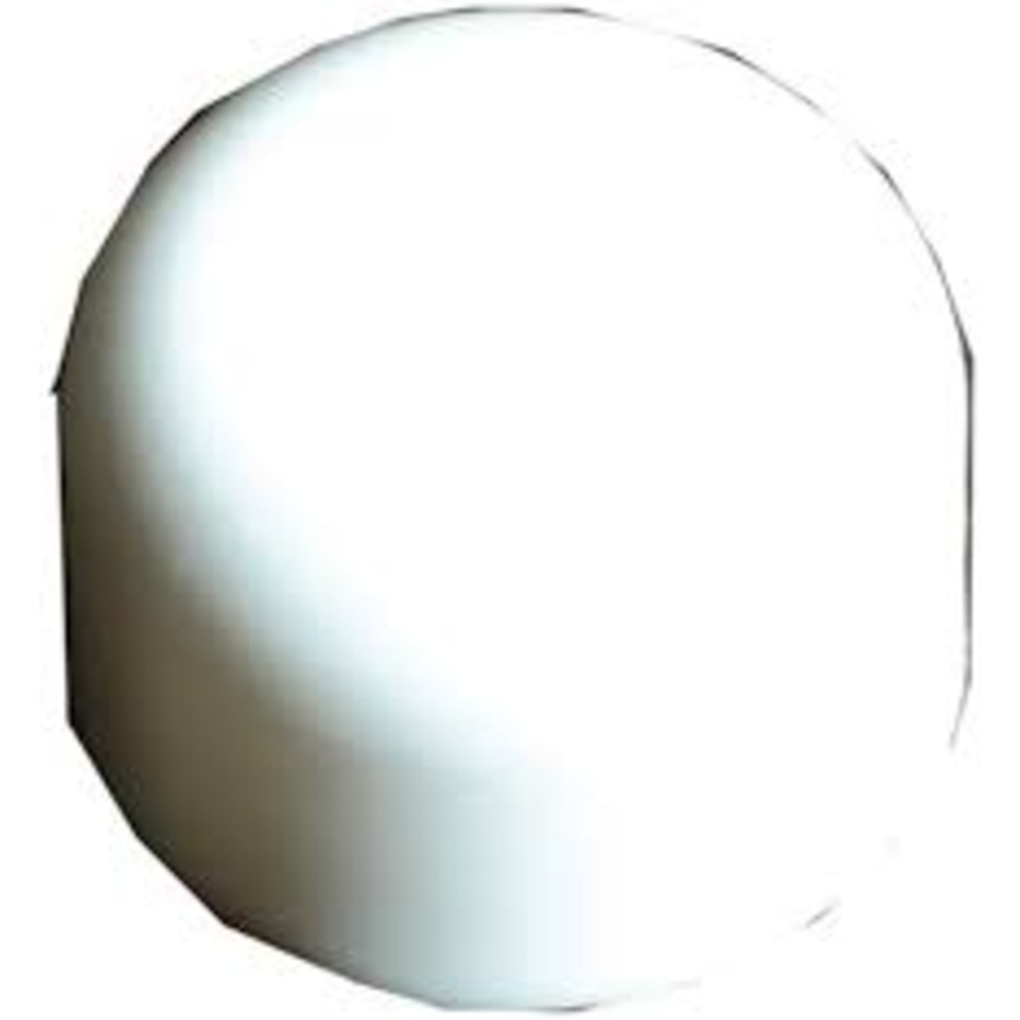 Avalon White Plastic Round Toilet Bolt Cap Pack of 10