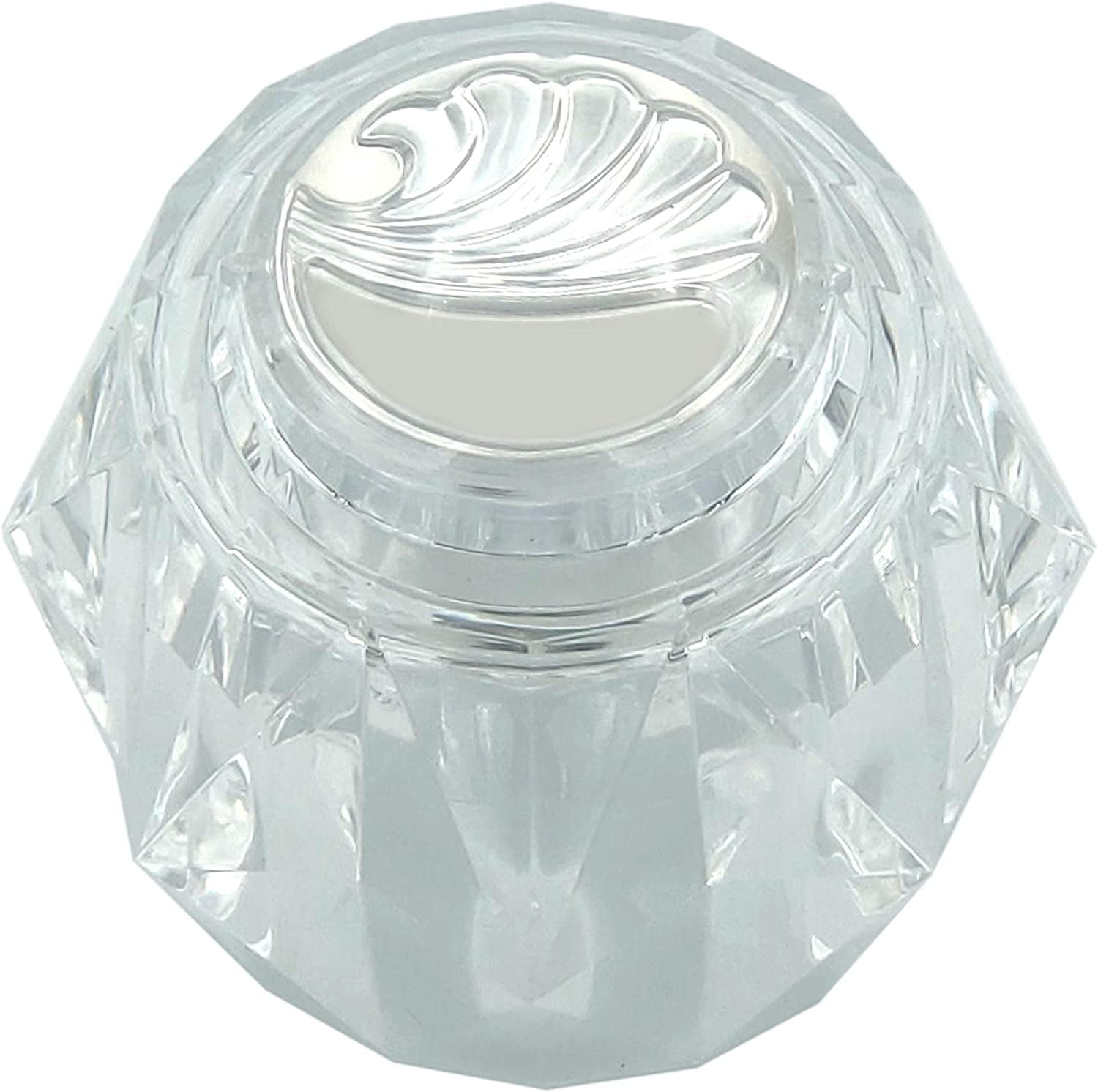 Clear Acrylic Tub and Shower Offset Handle Knob
