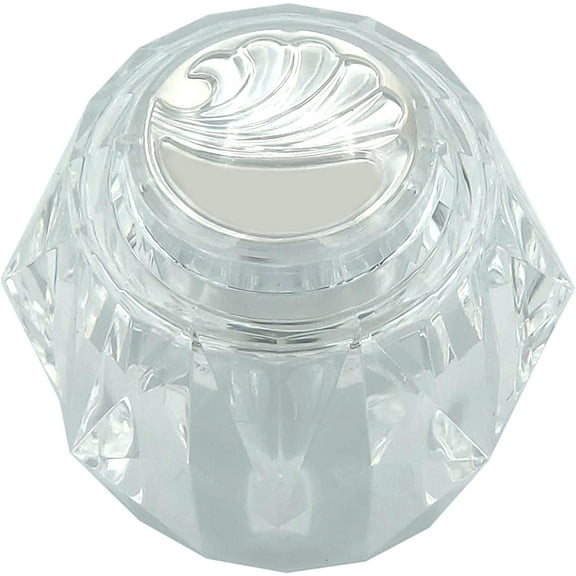 Avalon Tub and Shower Offset Handle Single Control Delta Knob Acrylic Finish