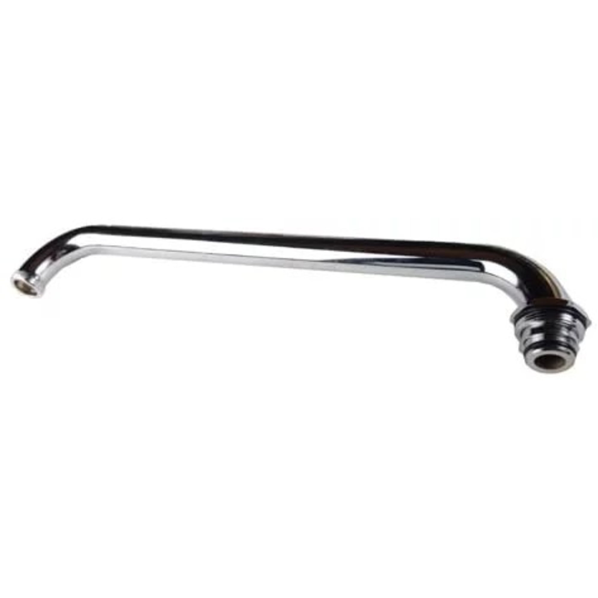 Silver Wall Mount Lever Handle Bathroom Faucet