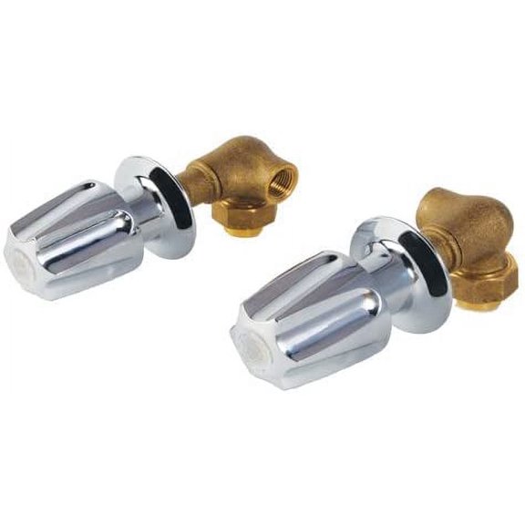 Avalon Two Way Corner Handle Valve Chrome Finished