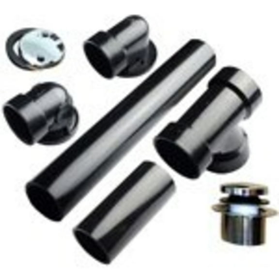 Avalon Waste & Overflow ABS Glue Type W/ Tip Toe Black Drainage Systems.
