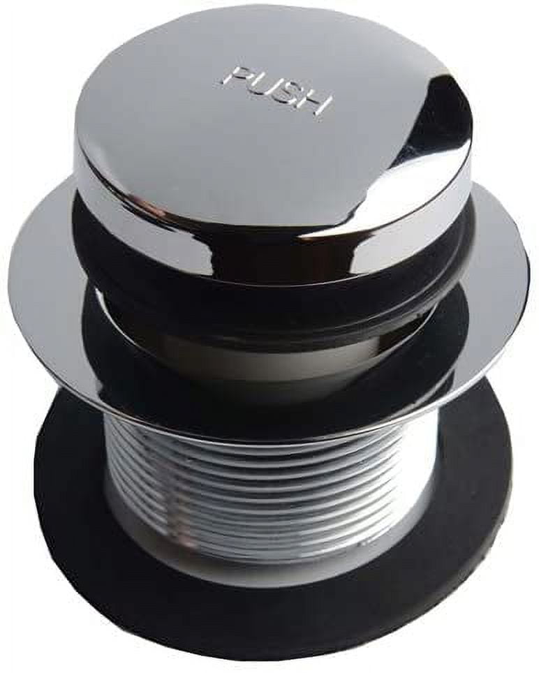 Stainless Steel Round Push Pop-Up Tub Drain