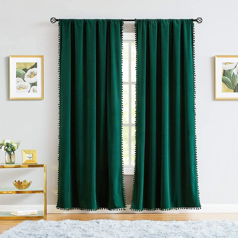 Avamo Blackout Drapes UV Protection Curtains Thermal Insulated Solid