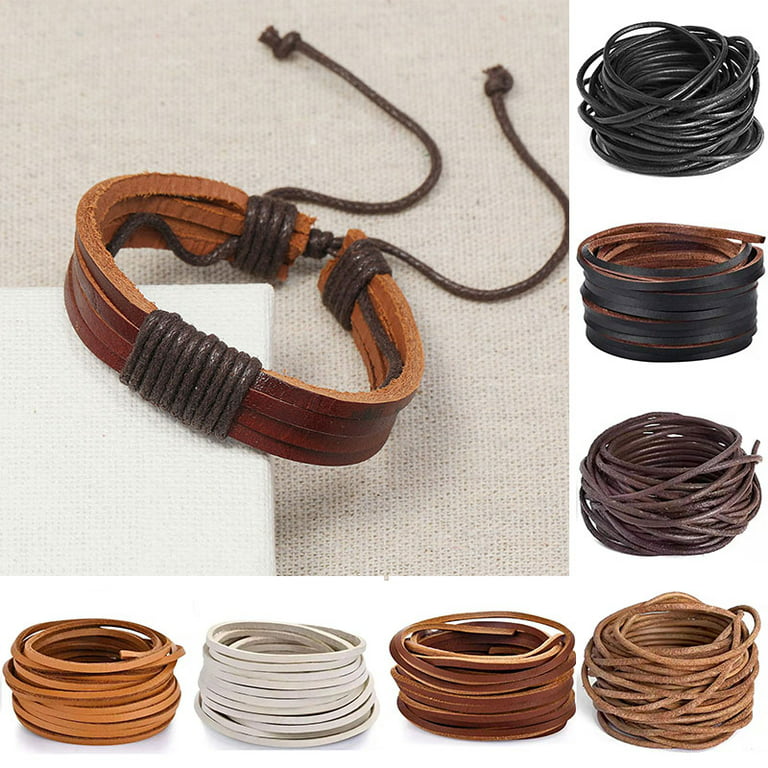 Braided Leather Lace - Leather laces
