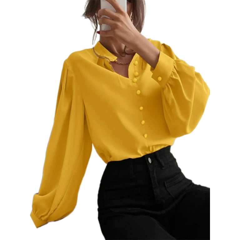 Mustard colored cheap tops