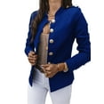 thumbnail image 1 of Avamo Ladies Elegant V Neck Outwear Long Sleeve Slim Fit Blazers Women Solid Color Office Business Jackets, 1 of 2