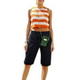 thumbnail image 1 of Ladies Summer Plain Drawstring Elastic Waist Bermuda Shorts Casual Knee-Length Curling Short Hot Pants Womens Pockets Five Point Trousers, 1 of 7