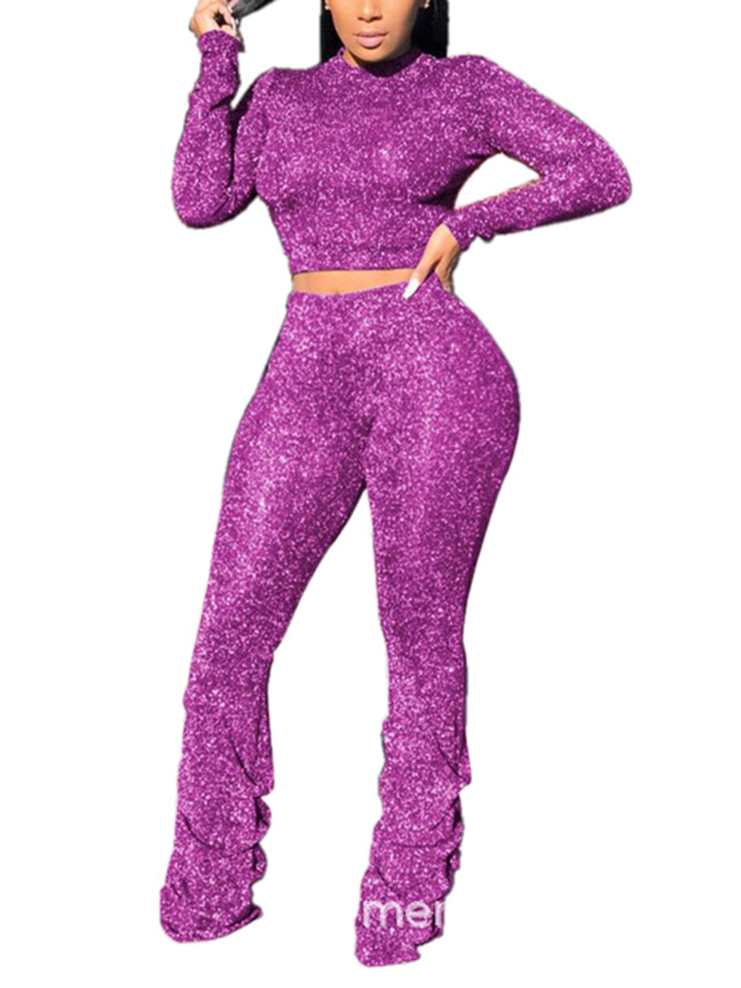 Sequin top outfit set