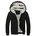 thumbnail image 1 of Avamo Mens Pullover Winter Workout Fleece Hoodie Jackets Full Zip Color Block Warm Thick Coats, 1 of 2