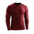 Avamo Mens Thermal Compression Shirts Athletic Sports Long Sleeve Tee